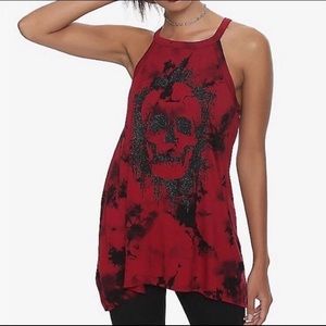 Goth Black Skull Tank